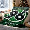 Hannover 96 Football Pattern Blanket for Home Decoration, Bed, Sofa, Car Travel, Camping, Suitable for All Seasons, Birthday Christmas Gift