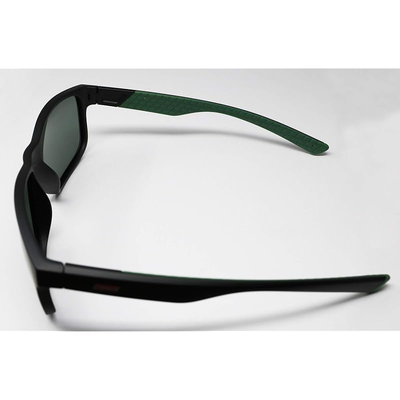 Coleman Sunglasses, UV Protection, Polarized Lenses, Black Matte-Green, CO3076-2