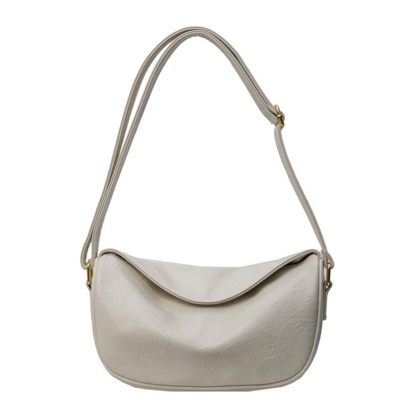 Textured casual bag large capacity fashionable versatile single shoulder messenger bag dumpling bag