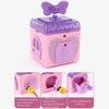 With Lock Key Treasure Chest Toy Princess Girl Girl's Jewelry Toys  Birthday Xmas Gift