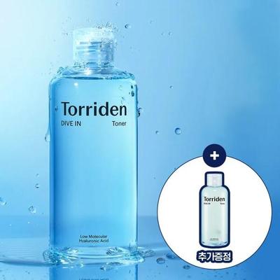 Torriden DIVE-IN Toner mit niedermolekularer Hyaluronsäure, 300 ml (+100ml Bonus)