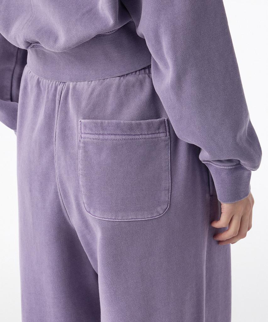 MUSINSA STANDARD WOMAN Pigment Wide Sweatpants [Purple Grey]
