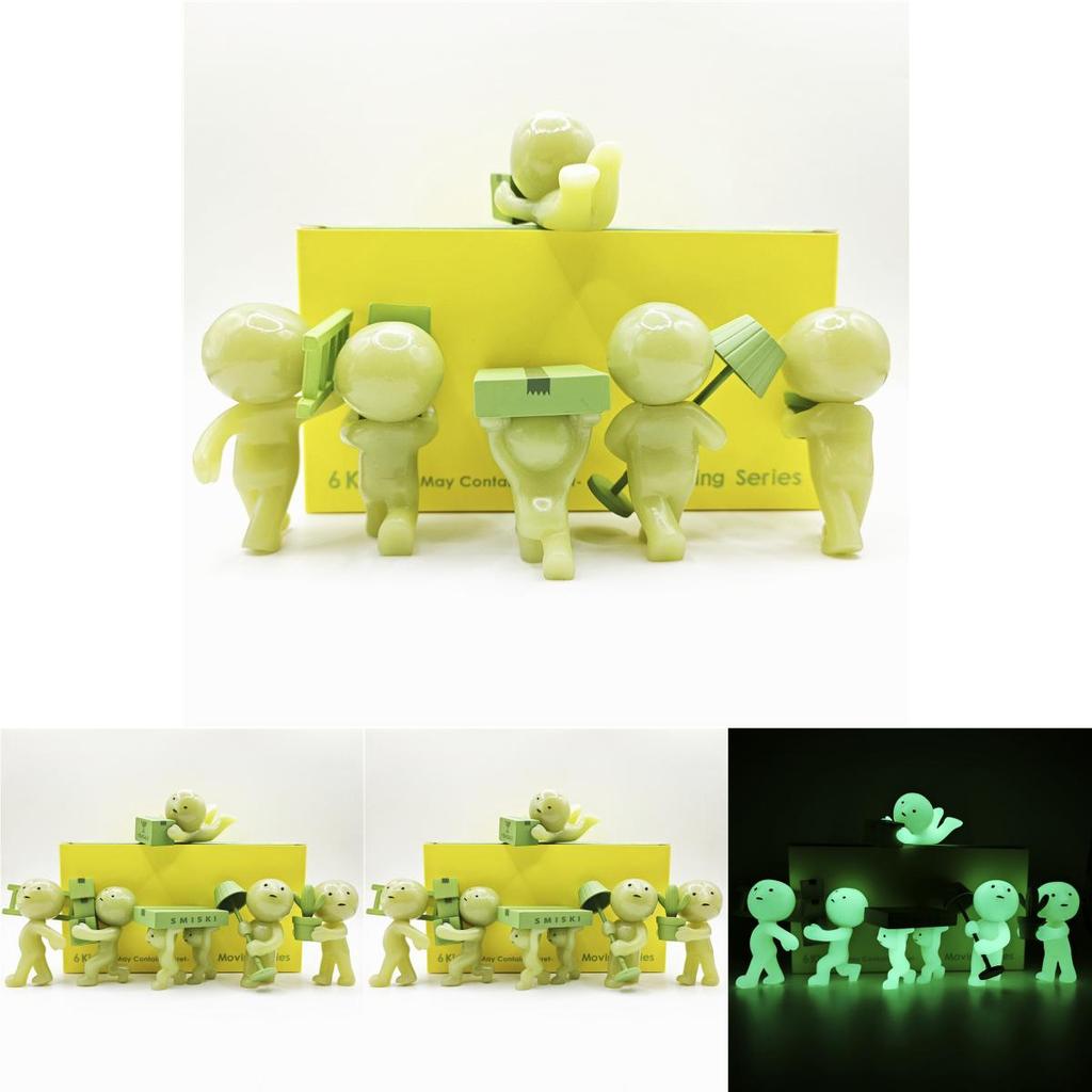 Charming Glow-in-the-dark Corner Keeper Figures Set For Enthusiasts And Kids
