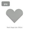 Customizable Heart-Shaped Leather Bookmark with PU Leather and Logo Personalization