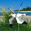 Fade Resistant Bird Wind Spinners Stable Bird Shape Windmill Spinners  Courtyard Decor