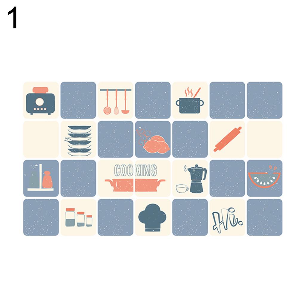 

Высокотемпературный и маслостойкий кухонный мультяшный стикер на стену водонепроницаемый 1