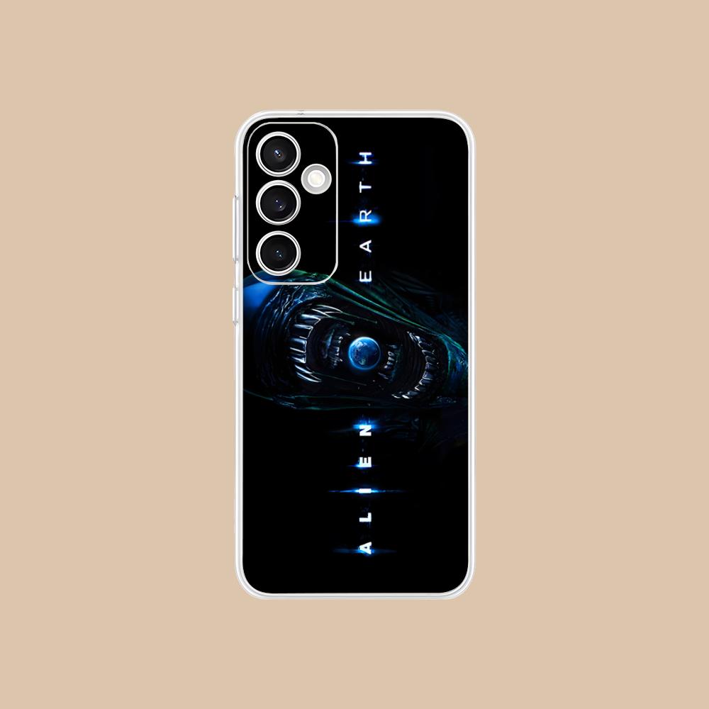 Alien Earth Mobile Cell Phone Case for Samsung Galaxy S25 S24 S23 S22 S21Plus FE Ultra Clear Colorful Cover Cover Pretty