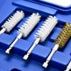 Cylinder Head Recess Cleaning Brush Kit with Slender Access Shafts, Interchangeable Handle, 19 Pieces, and Fitted Storage Compartments