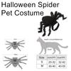 Halloween Dog Cat Clothes Pet Cats Dogs Cosplay Funny Spider Costume Halloween Party Costumes for Small Medium Dog Cats Costumes