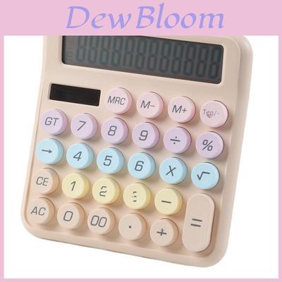 Stylish Abs Large Button Dual Power Calculator With Voice Function Twelve Digits For Students And Office Professionals