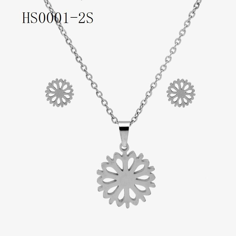 1 комплект элегантных женских подвесных ожерелий с подвесками и серьгами для пирсинга — фото 6