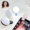 Clip-on LED Selfie Ring Light, Small Pocket-Size, 3 Brightness Levels, Rechargeable, Phone Camera Light, (White)