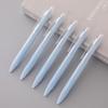 Quick-Dry White Brush Pen: 0.5mm Click-Action for Students & Office Signature Use.