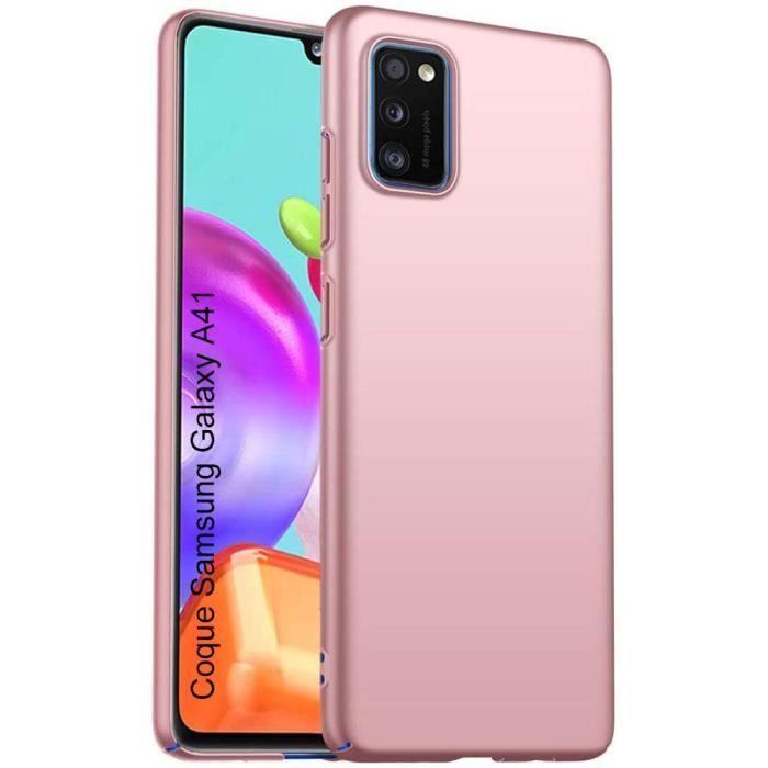 Coque pour Samsung A41 (6.1") Confortable Anti-rayure couleur simple Rose