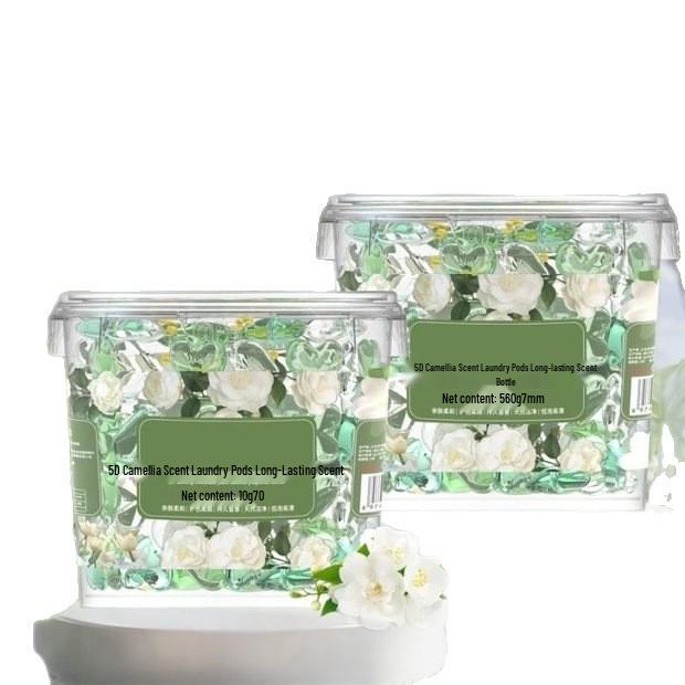 5D Camellia Scent Boost Pods: Long-lasting Fragrance, Stain Removal & Fabric Softening.