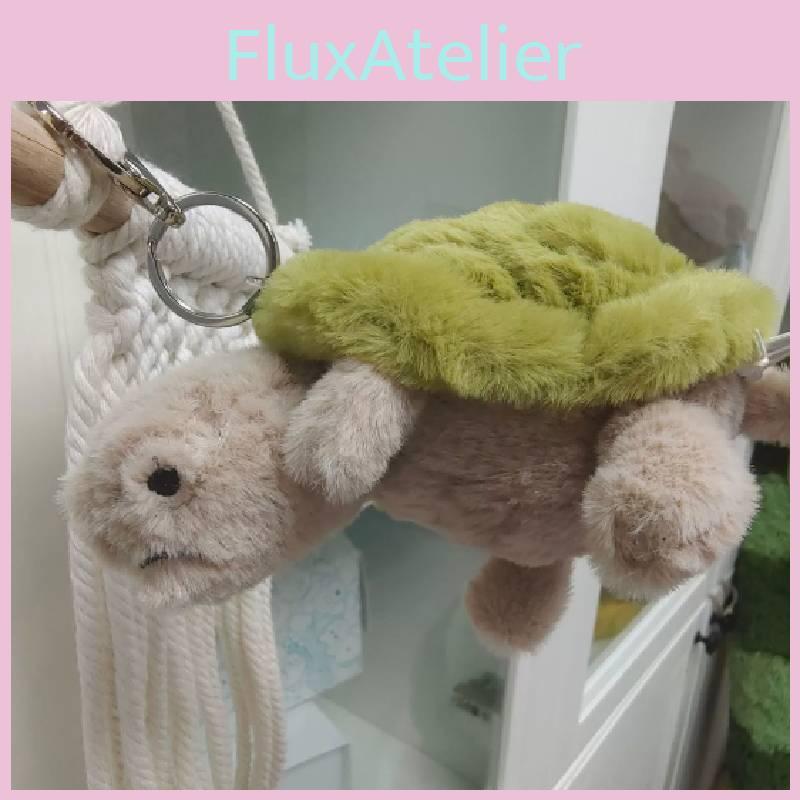 Plush Turtle Keychain With Pp Cotton Filling For Kids And Collectors