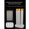 Remote Controlled LED Taper Candles Flickering Effect Atmosphere Night Lamp  Home Wedding Decor