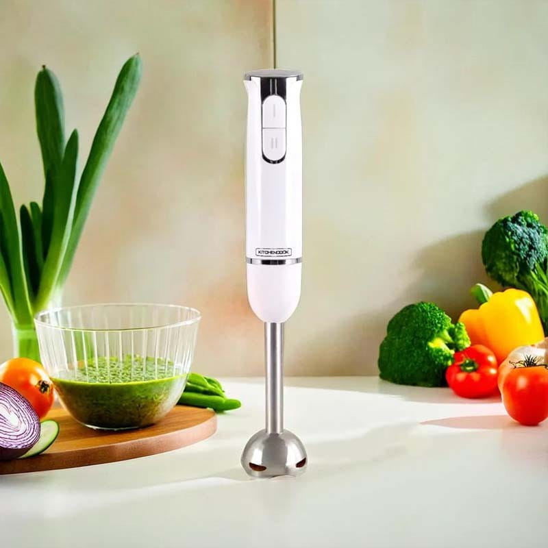 600W Kitchencook Hand X Hand Blender White