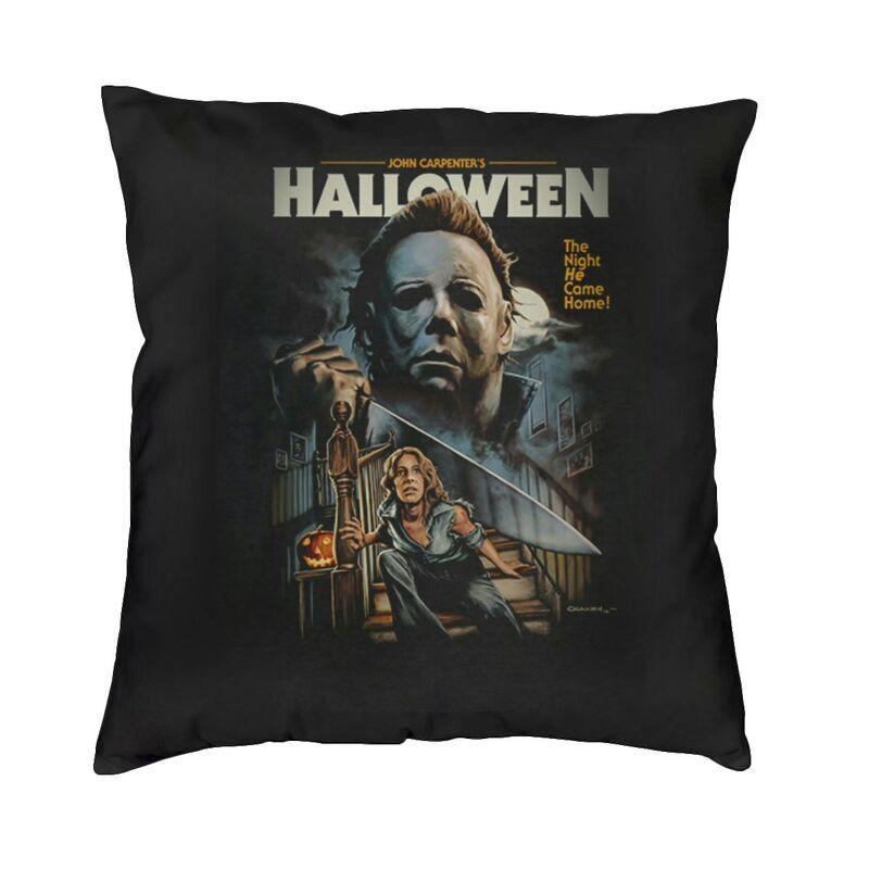 Michael Myers Cushion Cover 45X45Cm Home Decorative Printing Halloween Horror Movie Throw Pillow For Car Double Side