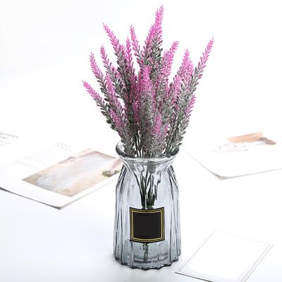2 stuks 5-tak simulatie lavendel kunstbloemen voor huis bruiloft decoratie