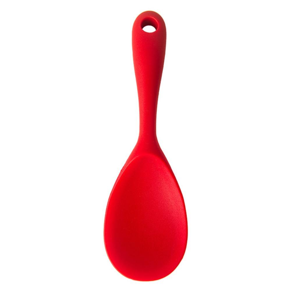 1/7PCS Silicone Non-stick Cookware Tools Red Pot Shovel High Quality Cooking Spoon  Cooking