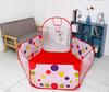 1.5M/1.2M/0.9M Playpen for Children Infant Baby Ball Pool with Basket Playground Tent Ocean Ball Pit Portable Indoor Toys Girls
