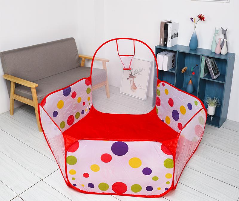 1.5M/1.2M/0.9M Playpen for Children Infant Baby Ball Pool with Basket Playground Tent Ocean Ball Pit Portable Indoor Toys Girls