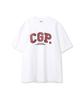 CGP Big Oversized Cgp Arch Logo Short Sleeve T-Shirt - White