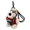 Original Cute Camera West Highland Cartoon Puppy Plush Pendant Bag Pendant Doll Keychain Creative Gift