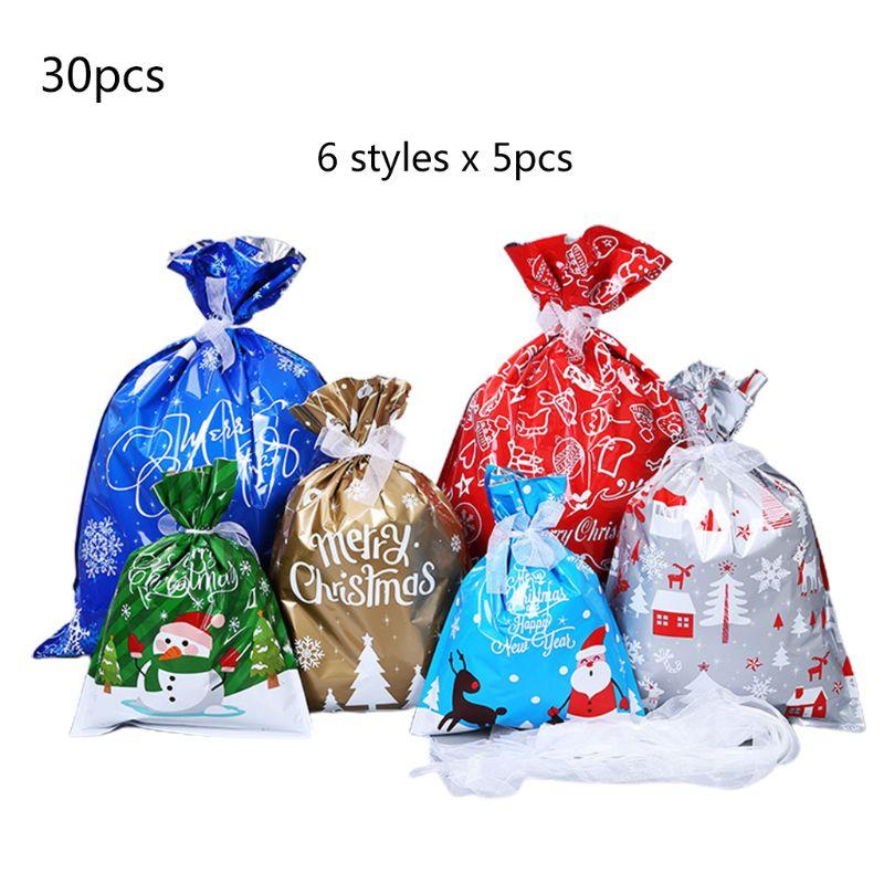 Buy 30PCS Christmas Gift Bags Large Size Gift Wrapping Assorted
