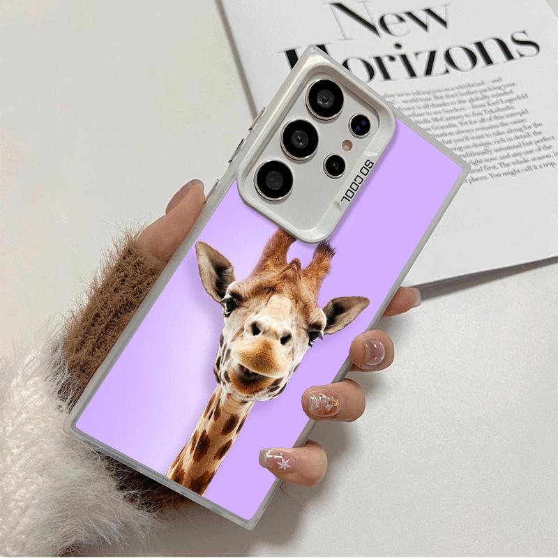 Giraffe Animal Pattern Shockproof Phone Case for Samsung Galaxy S26 Edge S25 Ultra S24 FE S23 Plus S21 Cover Anti Fall Fundas