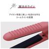 VENUSiS Mini Straight Hair Iron Fast International Voltage 3 Temperature Soft Press Minimizes Case Brush Set (Pink) - Palm-sized, Start-up, Portable,