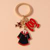 New Academic Dress Keychain Mortarboard Key Rings Pendants for Key Holder Handbag Decor DIY Graduation Ceremony Jewelry Gifts