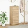 VidaXL Buffet with Drawers Sonoma Oak 37.5x35x99 Cm Engineered Wood, Storage Furniture, Buffet Cabinet, Furniture 861762