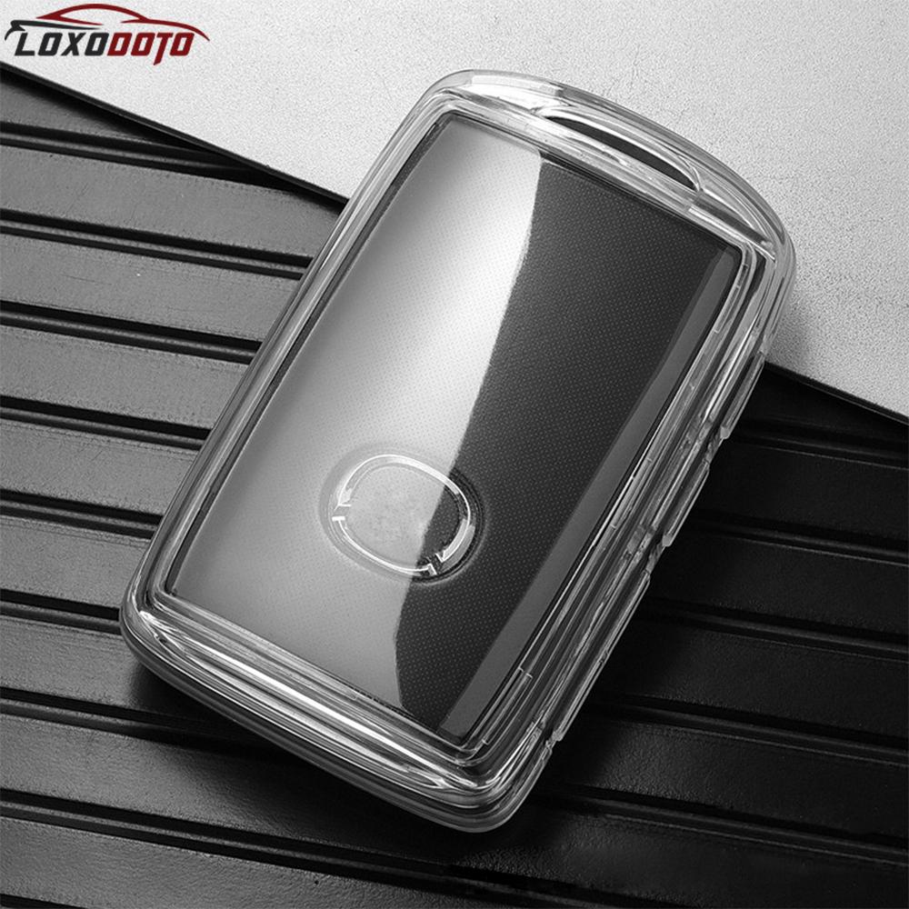 Transparent TPU Car Key Case Full Cover Shell for Mazda Cx5 2 3 6 Gh Cx3 Cx 5 Cx9 Cx8 CX30 G20 MX-5 MX30 X5 X9 Ss30 CX60 CX90