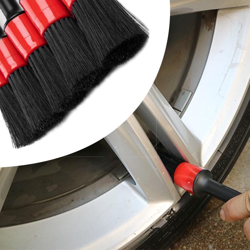 5pcs Car Detailing Brush Auto Cleaning Car Cleaning Detailing Set Dashboard Air Outlet Clean Brush Tools Car Wash Accessories