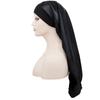 Wide Edge Satin Sleep Cap Long Hair Cap Fashion Silk Hair Wrap  Sleeping