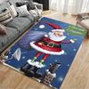 Santa Claus Cartoon Carpet suitable as a non-slip mat for the living room or bedroom sofa