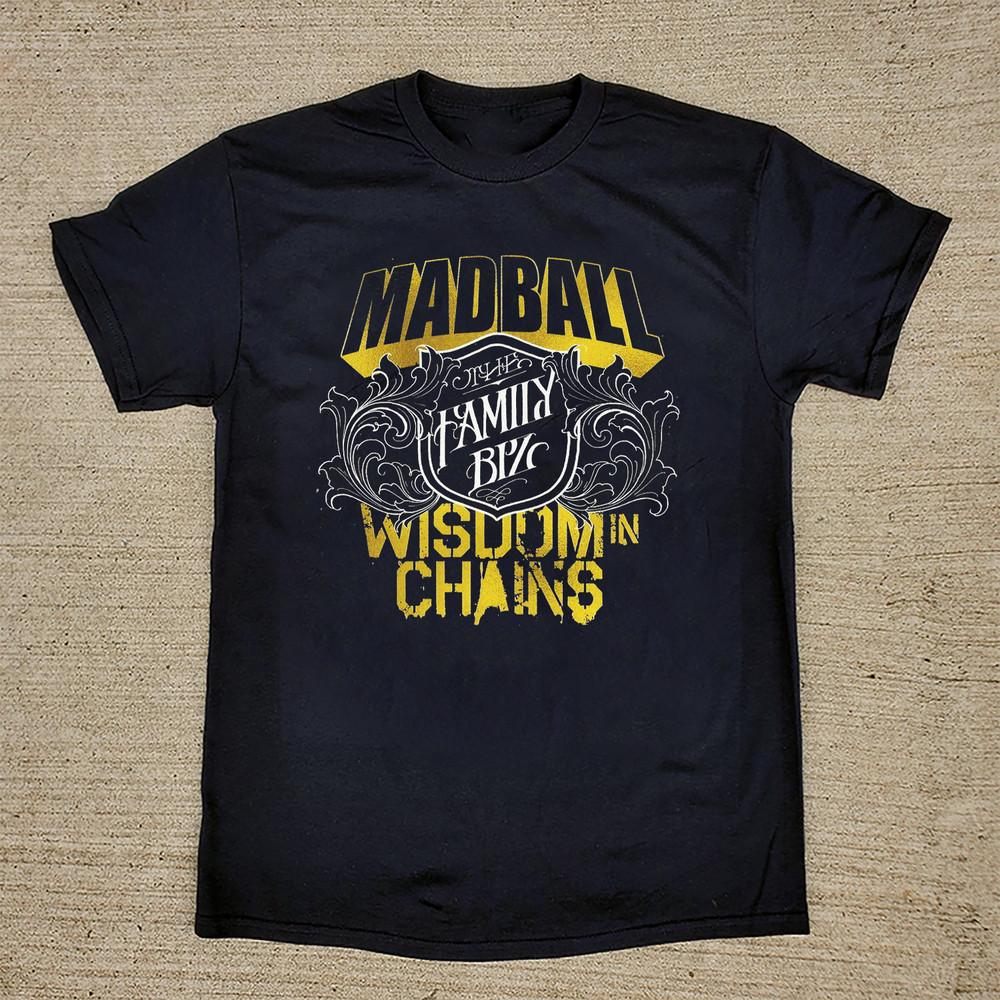 Коллекция Madball Wisdom In Chains Футболка Черная Все Размеры S - 5XL Унисекс Футболка L