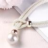 Pearl Curtain Tiebacks, Curtain Pearl Tiebacks, Decorative Fixings, Rope Curtain Tiebacks No Punch Adjustable Pull-outs