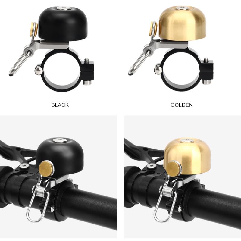 Retro Bicycle Bell Copper Classical Clear Loud Sound MTB Mountain Bike Handlebar Ring Horn Safety Road Cycling Warning Alarm
