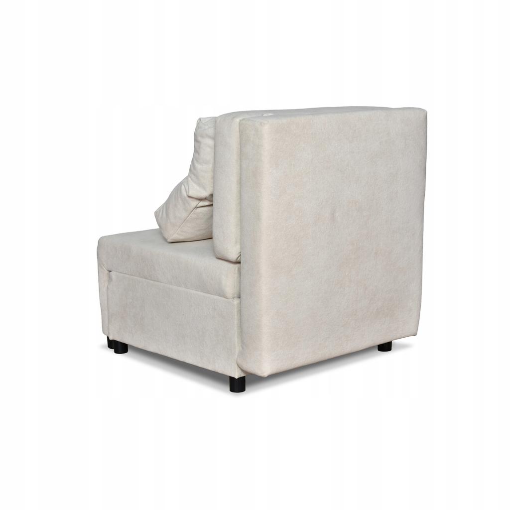 Fold-out Armchair for Sleeping KIMO Bedding Container Family Furniture Hunter Beige