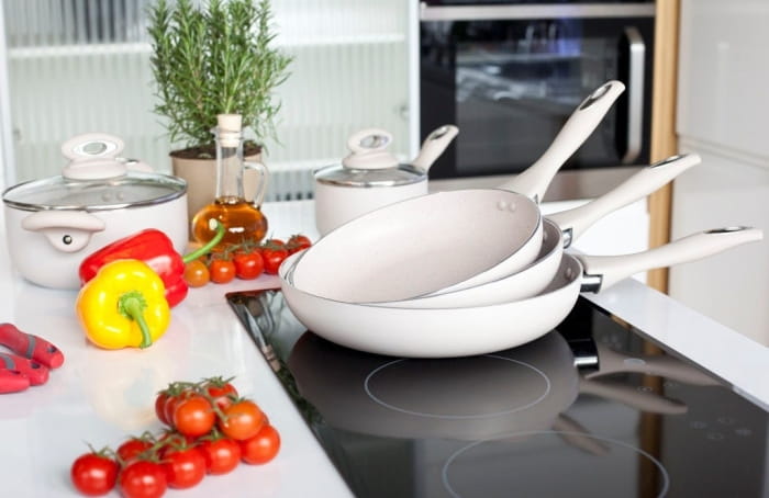 Granita Beige Non-Stick Frying Pan 26cm