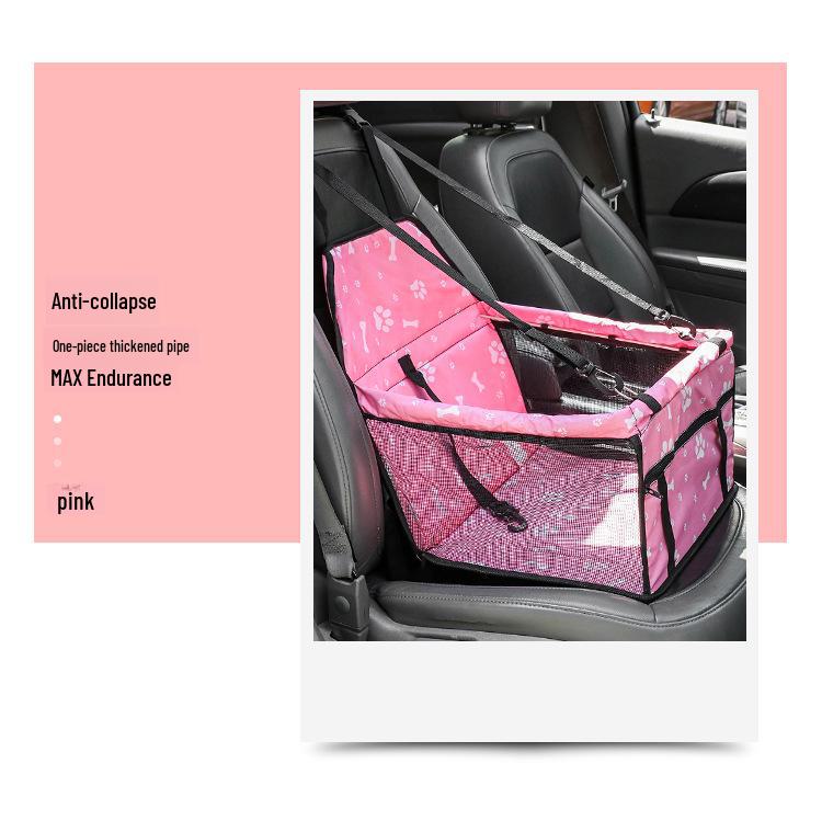 Borsa da viaggio per animali domestici in rete traspirante e coprisedile per auto