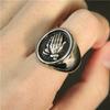 Fashion Cool Blessed Virgin Mary Ring 316L Stainless Steel Mens Ring Band Party New Polishing Fashion Hands Rings