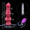 NNSX Wolf Ejaculare Penis Nod de Câine Dildo Anal Gonflabil BDSM Punct G Masaj Prostată 18+ Squirt Jucărie Adult Masturbator Feminin