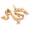 Vintage Dragon Brooch Trendy Dragon Personalized Badge Alloy Dragon Lapel Pin Badge for Fashion Forward Individuals
