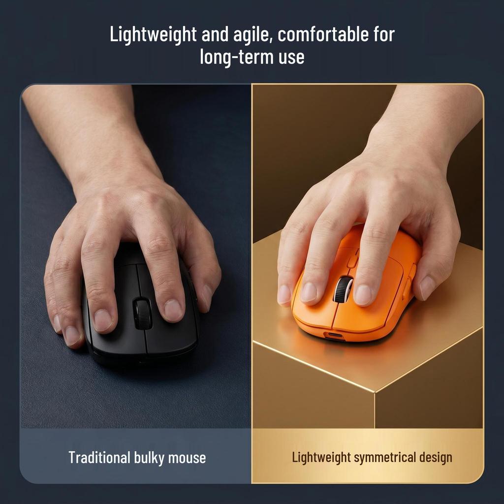 Universal Lightweight Wireless Bluetooth Mouse for Business, Office, and Home Use