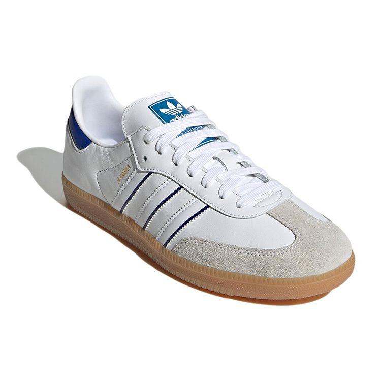 Adidas Samba White Lucid Blue Unisex Sneakers Cloud-White Gum IG2339