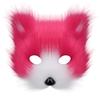 Halloween set, simulated fox mask gloves, plush fox tail handmade beast tail cos prop accessories